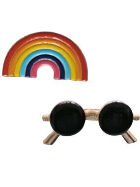 🌈 Rainbow Pride & Sunglasses Enamel Pins